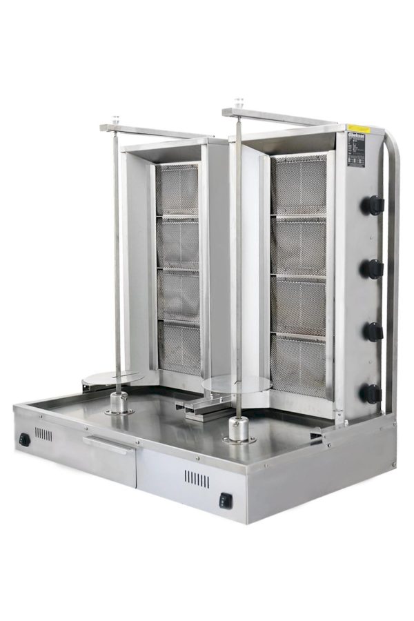 4 BURNER TWIN KEBAB MACHINE (GAS)