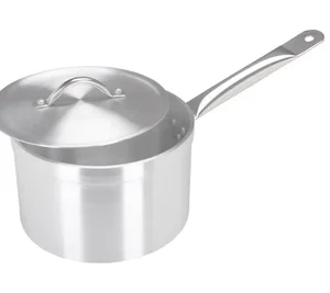 18cm Aluminium Medium Duty Saucepan Metal Handle (2018)