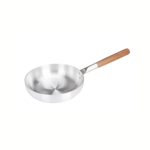 24cm Aluminium Medium Duty Frypan Wood Handle (1186)