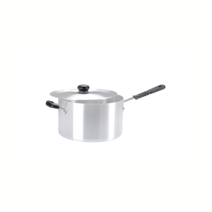 24cm Aluminium Medium Duty Saucepan with helper handle (1024)