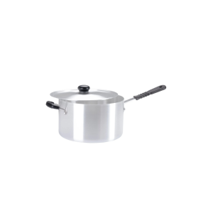 28cm Aluminium Medium Duty Saucepan with helper handle (1026)
