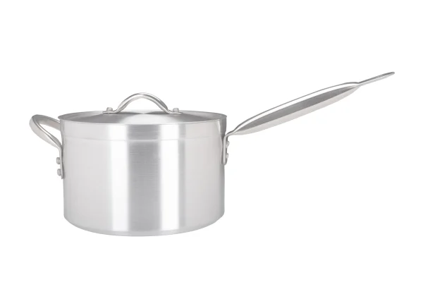 24cm Aluminium Heavy Duty Saucepan Metal Handle (3024)