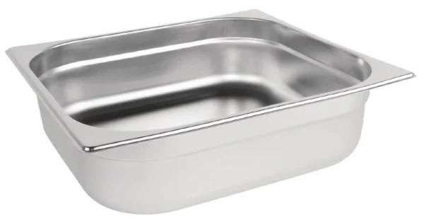 2/3 Two Third Size Stainless Steel Gastronorm Container 100mm Deep