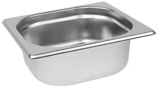 1/6 One Sixth Size Stainless Steel Gastronorm Container 65mm Deep