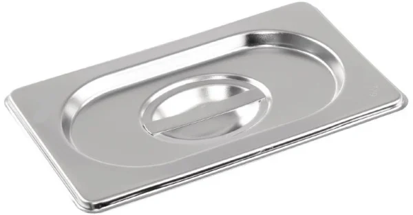 1/9 One Ninth Size Deep Stainless Steel Gastronorm Container Lid