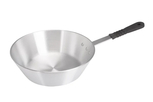 24cm Aluminium Heavy Duty Extra Deep Frypan Silicone Handle (9026)