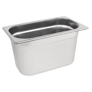 1/4 One Fourth Size Stainless Steel Gastronorm Container 150mm Deep