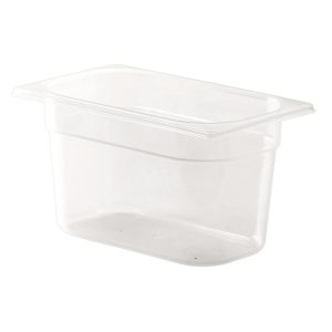 1/4 One Fourth Size Polypropylene Gastronorm Container 150mm Deep