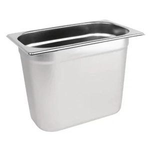 1/4 One Fourth Size Stainless Steel Gastronorm Container 200mm Deep