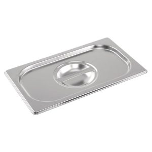 1/4 One Fourth Size Stainless Steel Gastronorm Container Lid