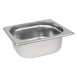 1/6 One Sixth Size Stainless Steel Gastronorm Container 65mm Deep
