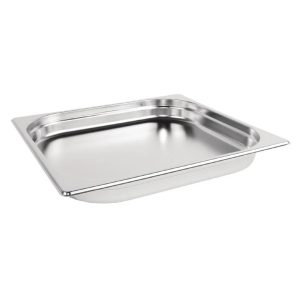 2/3 Two Third Size Stainless Steel Gastronorm Container 40mm Deep