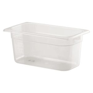 1/3 One Third Size Polypropylene Gastronorm Container 150mm Deep