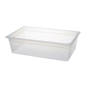 1/1 Full Size Polypropylene Gastronorm Container 150mm Deep