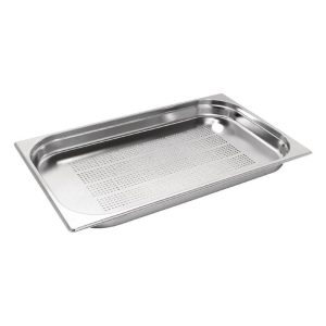 1/1 Full Size Perforated Stainless Steel Gastronorm Container 20mm