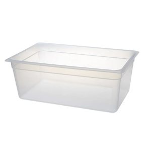 1/1 Full Size Polypropylene Gastronorm Container 200mm Deep