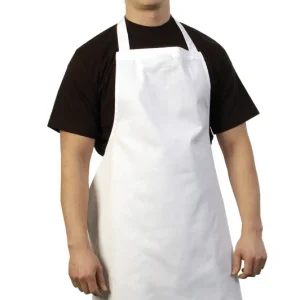 Bib Apron - White
