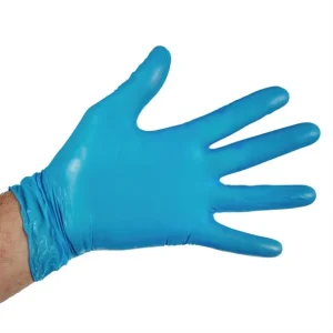 Hygiplas Powder-Free Vinyl Gloves Blue (Pack of 100) EXTRA LARGE