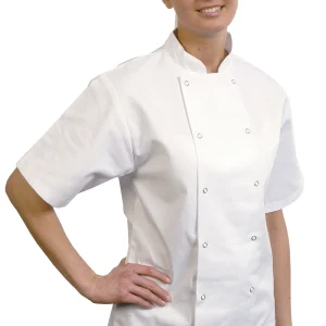 Chef's Jacket Short Sleeve WHITE (L)