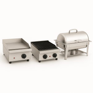GRIDDLES, GRILLS & FOOD WARMERS
