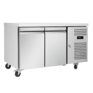 2-Door Under Counter Fridge